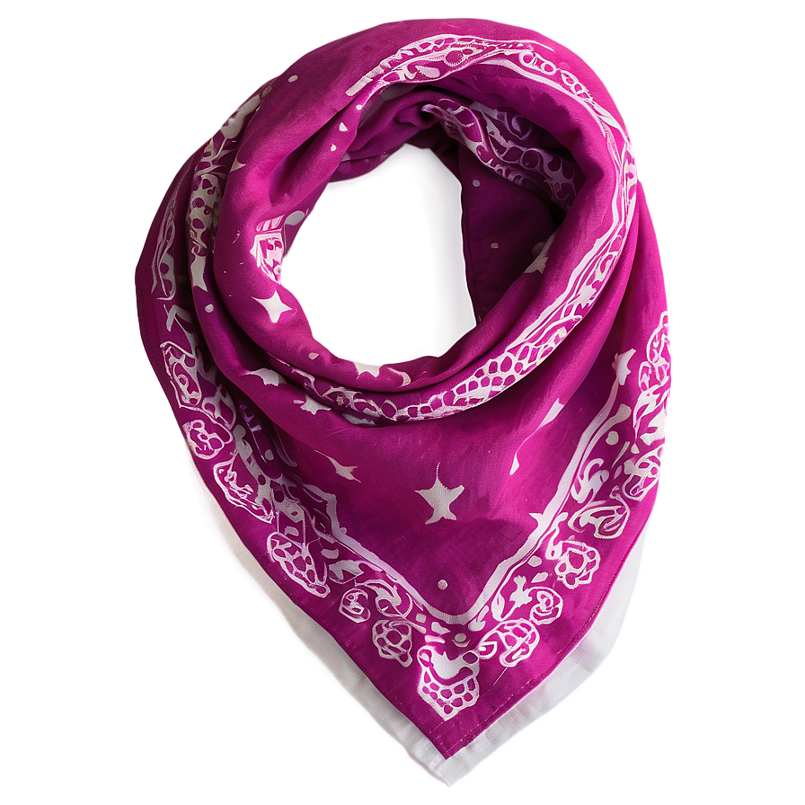 Magenta Bandana Scarf Png Fli80