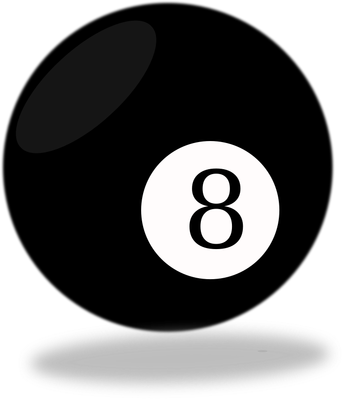 Magic Eight Ball Vector Illustration