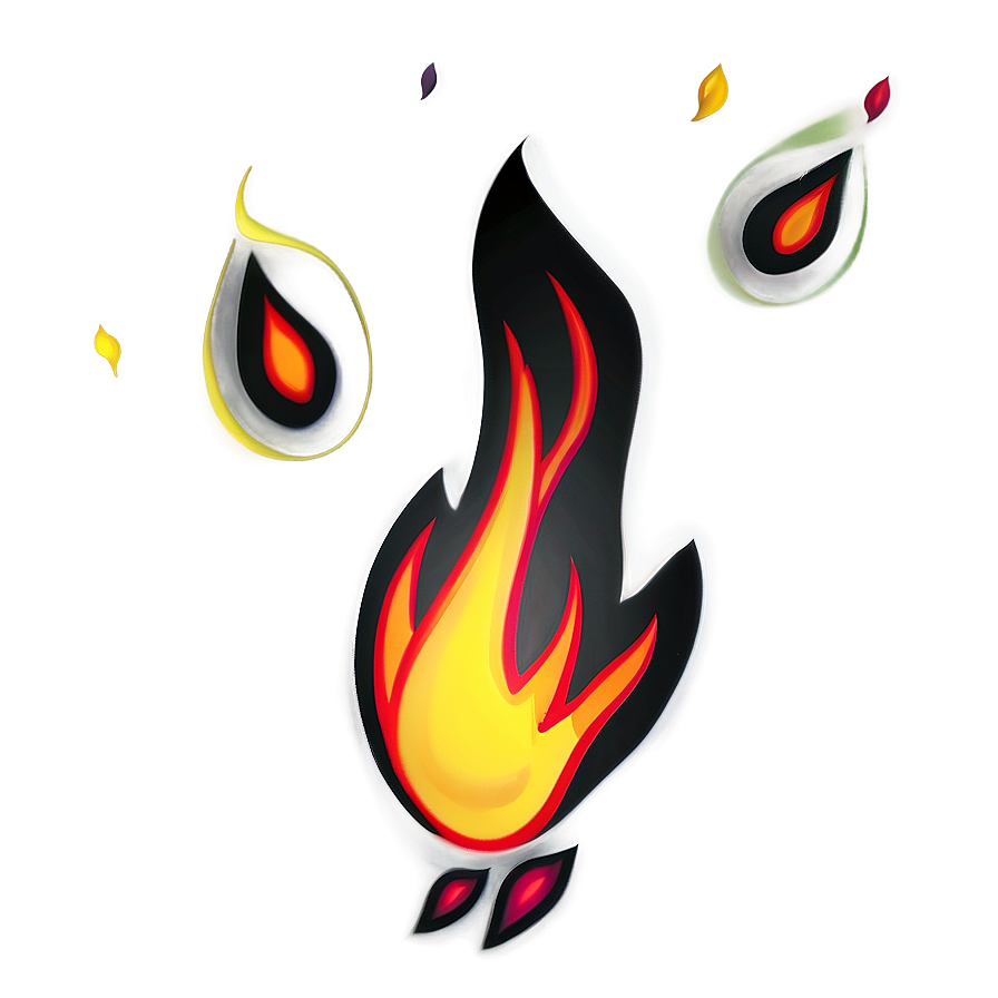 Magic Fire Cartoon Png Xjt84