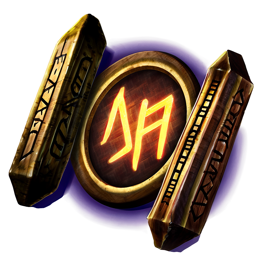 Magic Glowing Runes Png Ykd