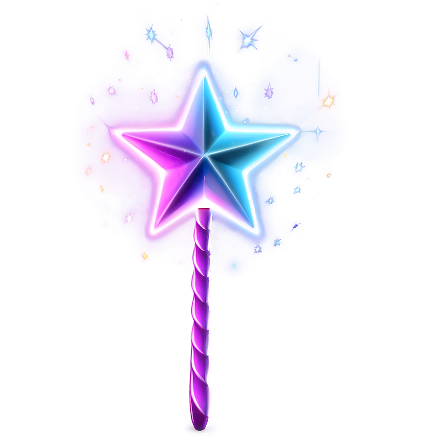 Magic Star Wand Png 06132024