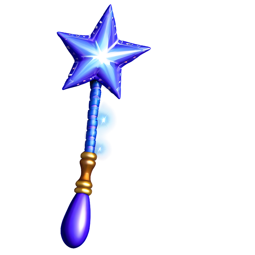 Magic Star Wand Png 16