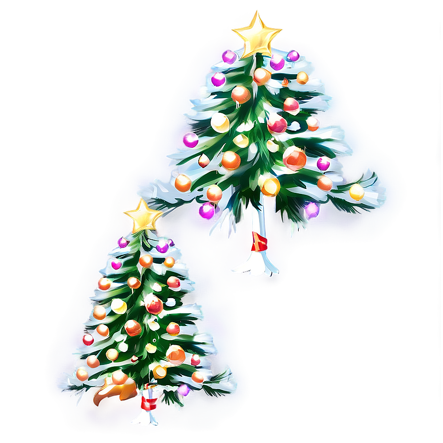 Magical Arbol De Navidad Night Png 27