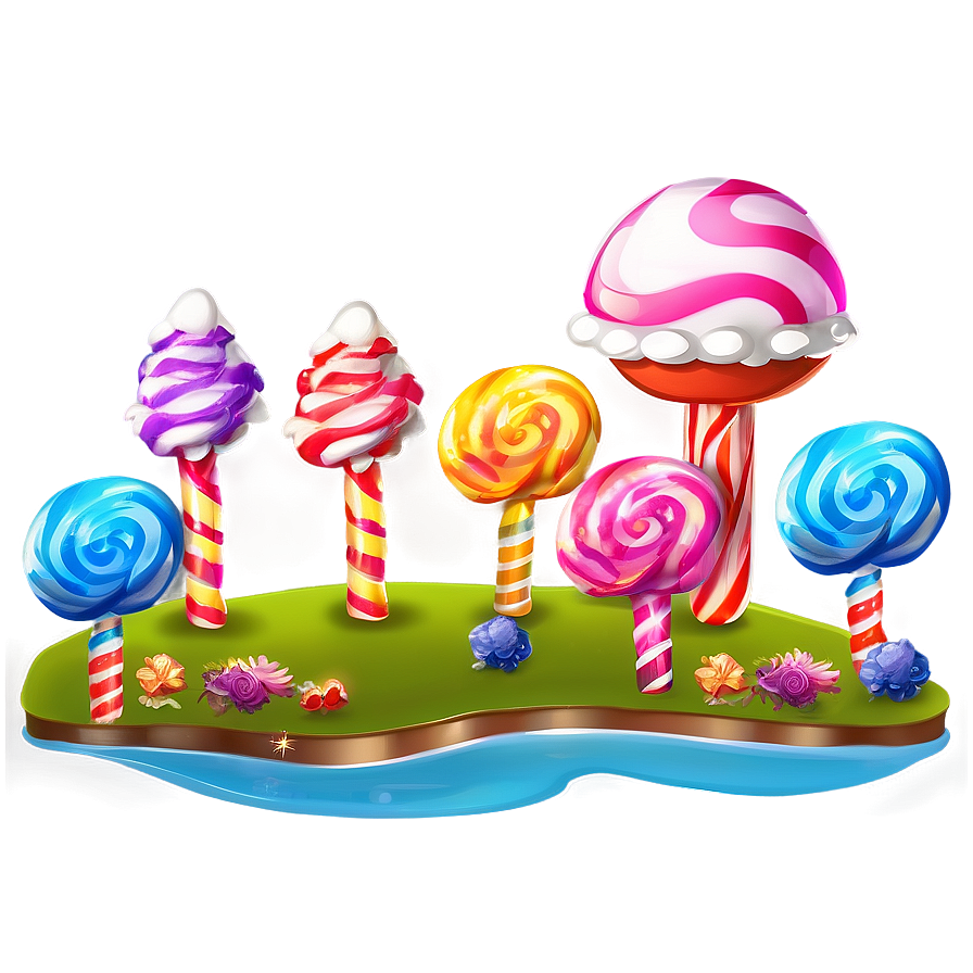 Magical Candyland Landscape Png 06202024