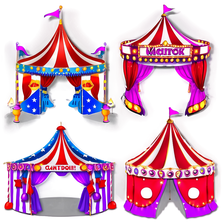 Magical Carnival Tent Setup Png 06282024