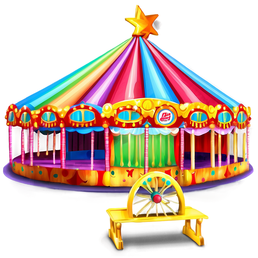 Magical Carnival Tent Setup Png 92