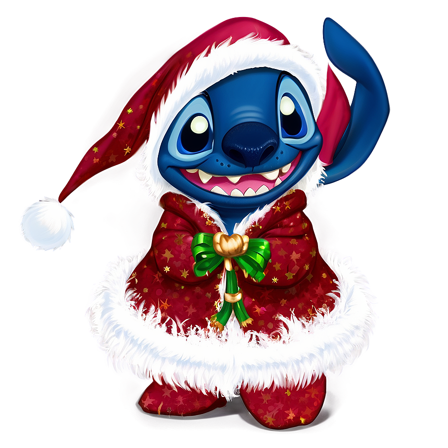 Magical Christmas With Stitch Png Abd60