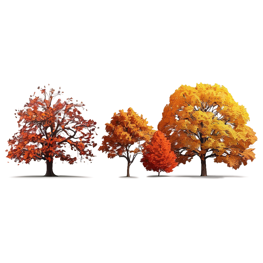 Magical Fall Trees Landscape Png 7