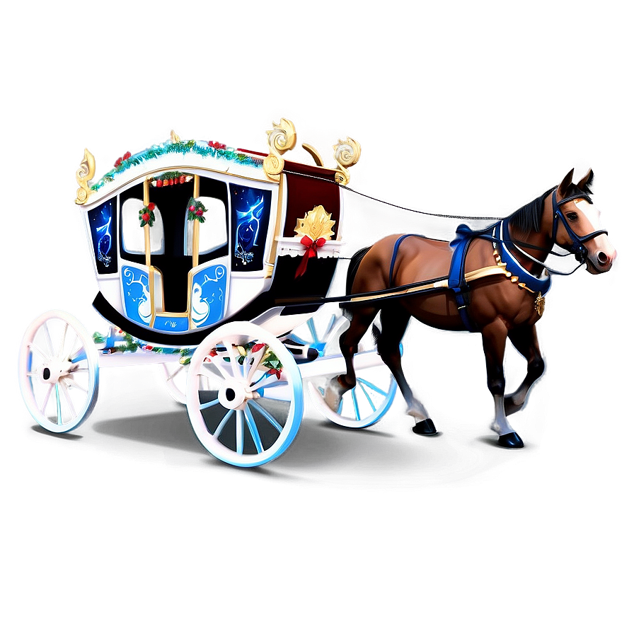 Magical Noel Carriage Png Fvs