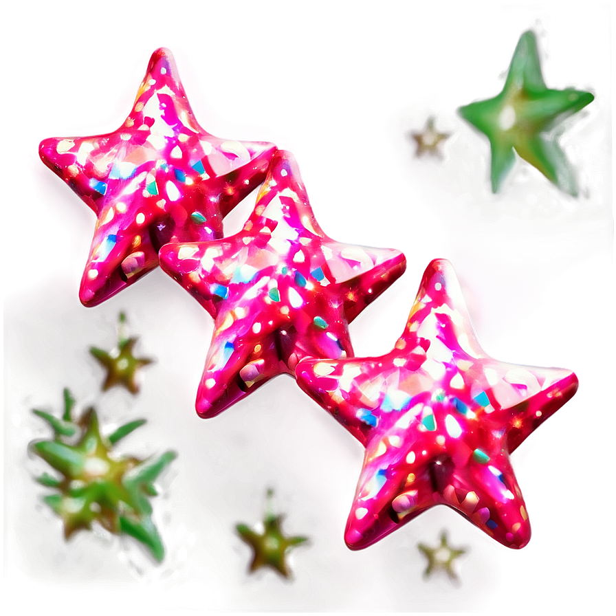 Magical Pink Stars Png 06122024