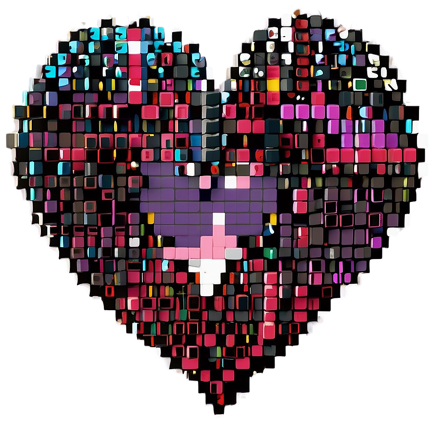 Magical Pixel Heart Png Fft