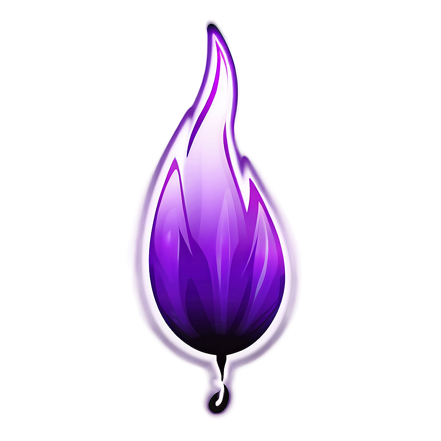 Magical Purple Flame Png 06272024