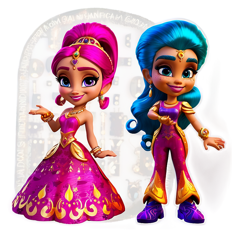 Magical Shimmer And Shine Genies Png 06262024