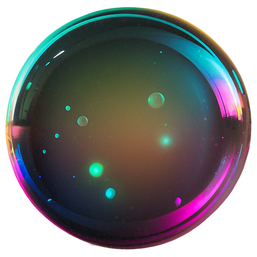 Magical Soap Bubble Glowing Png 60