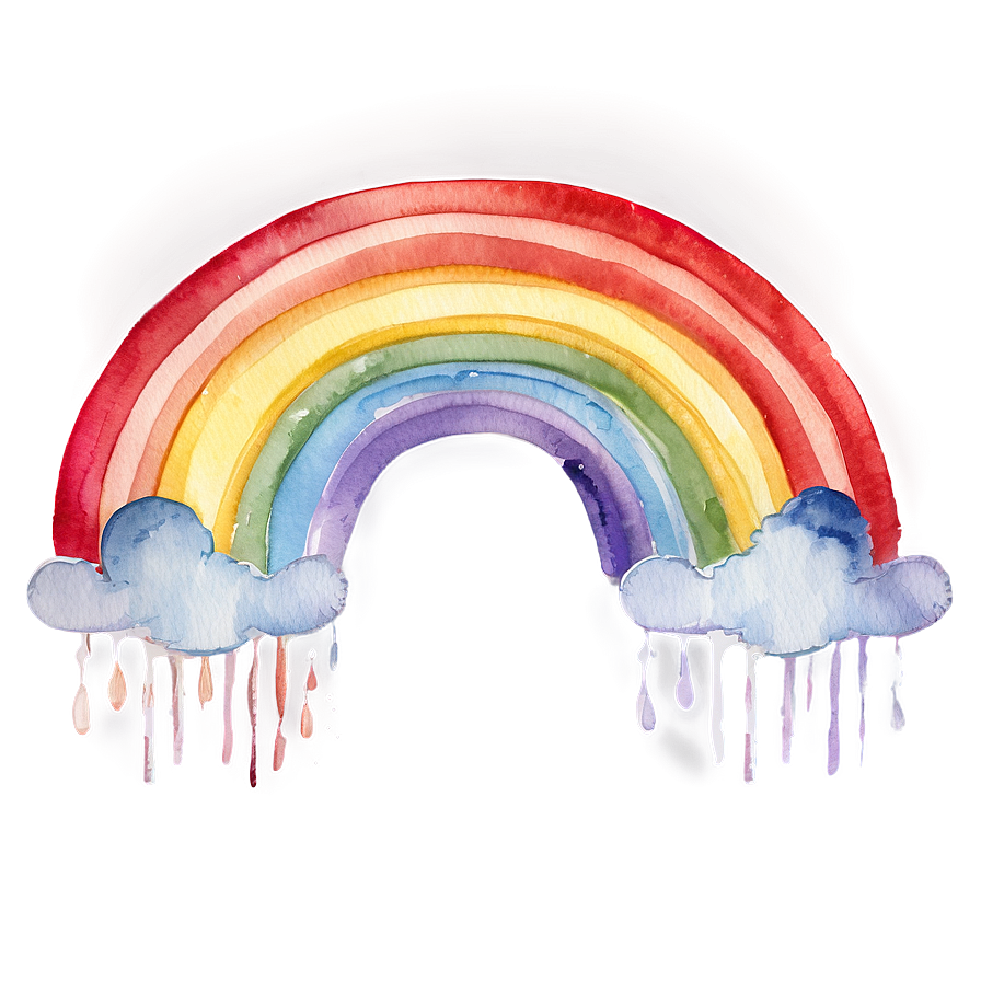 Magical Watercolor Rainbow Png 74