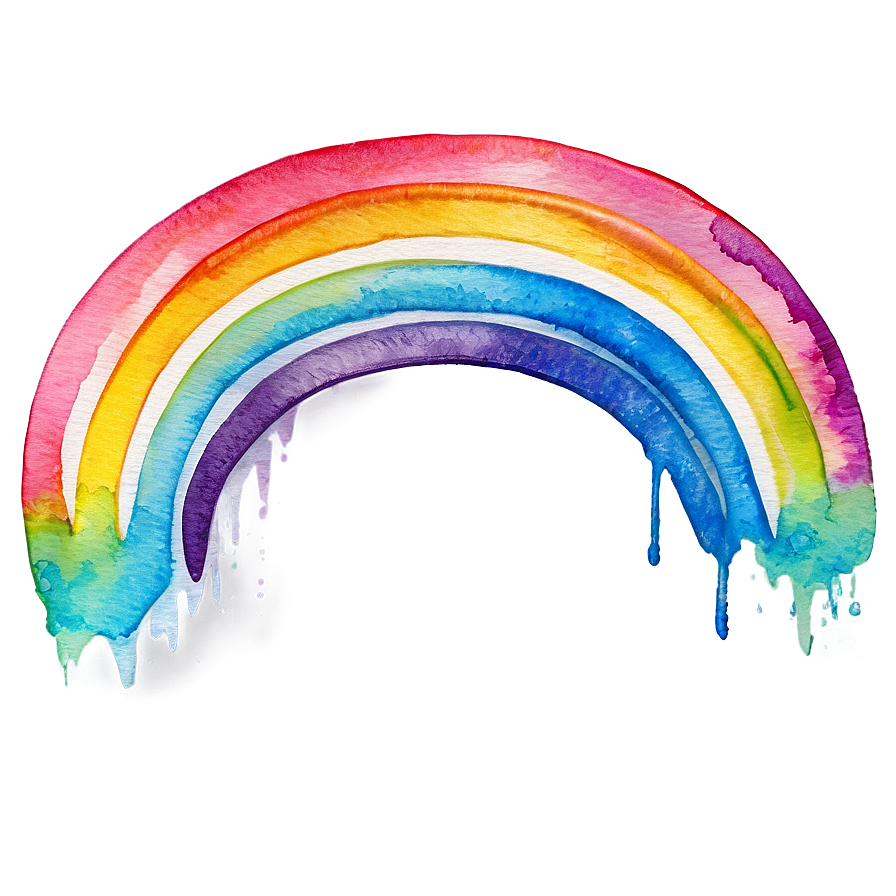 Magical Watercolor Rainbow Png Adi28