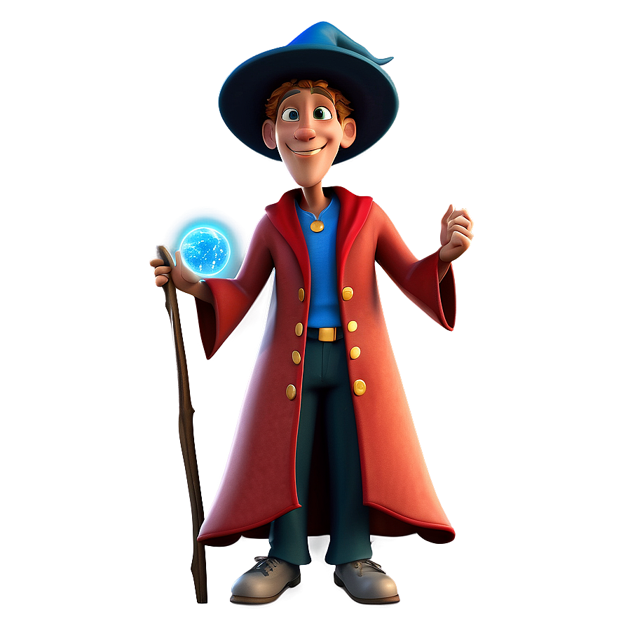 Magical Wizard Cartoon Character Png 06122024