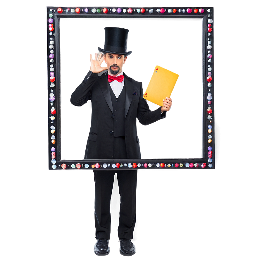 Magician And Magic Mirror Png Rcg