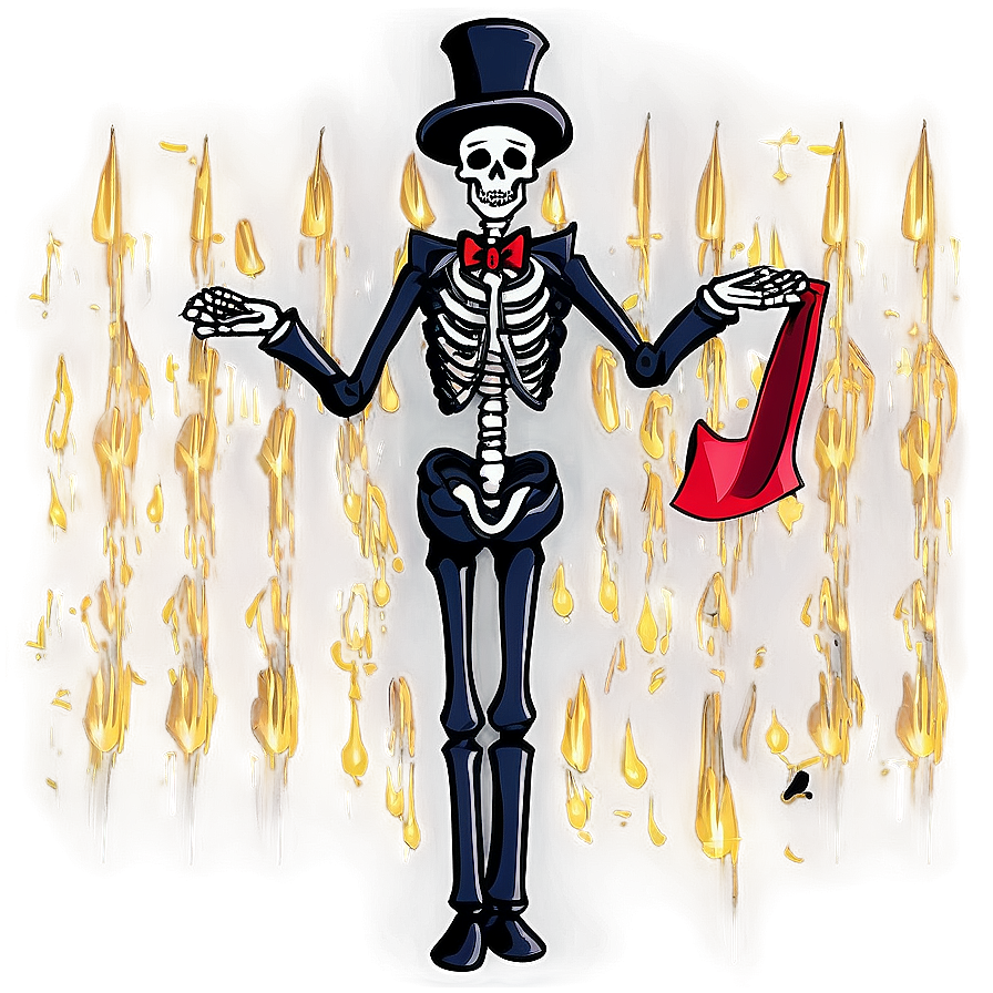 Magician Skeleton Cartoon Png 60