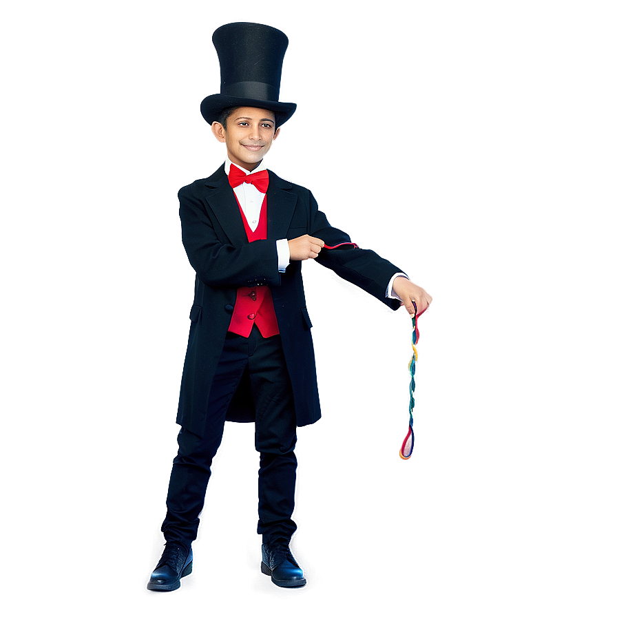 Magician With Magic Rope Png 31