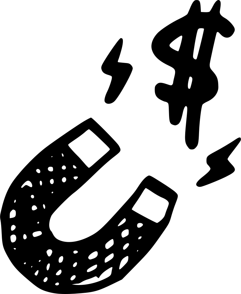 Magnet Attracting Dollarand Lightning
