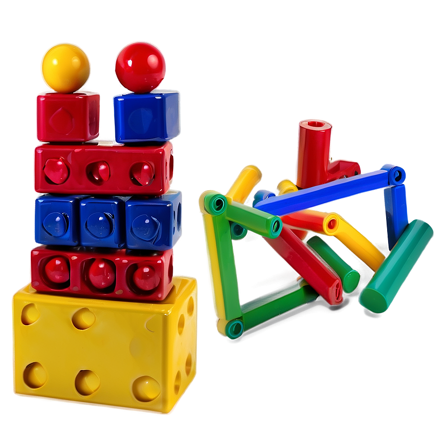 Magnetic Building Blocks Png 06132024