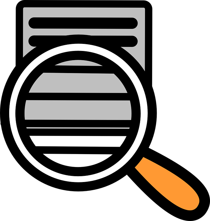 Magnifying Glass Document Icon