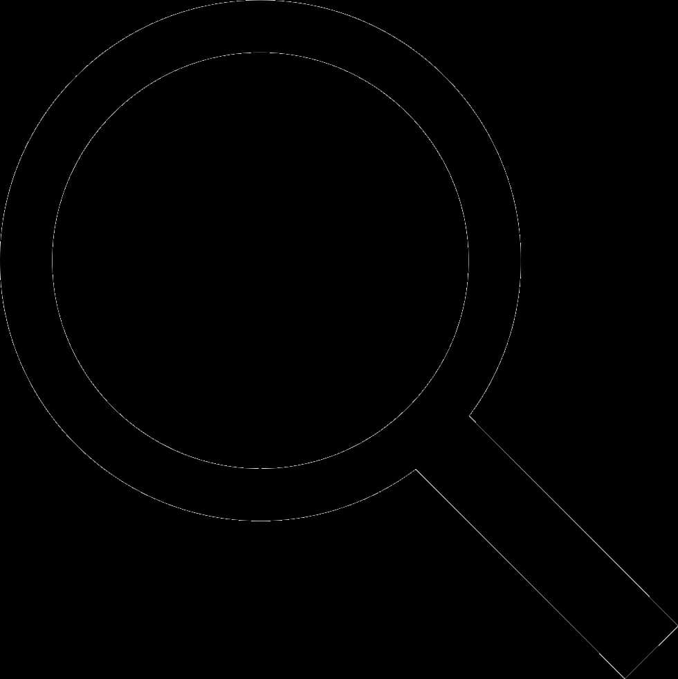 Magnifying Glass Icon Black