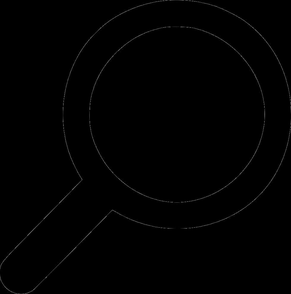 Magnifying Glass Outline