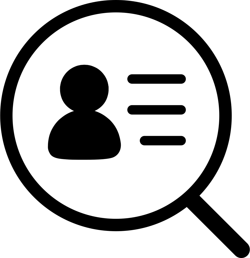 Magnifying Glass User Icon