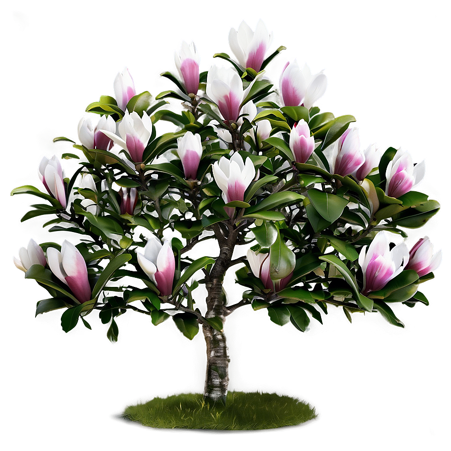 Magnolia Flower Bush Png 06122024