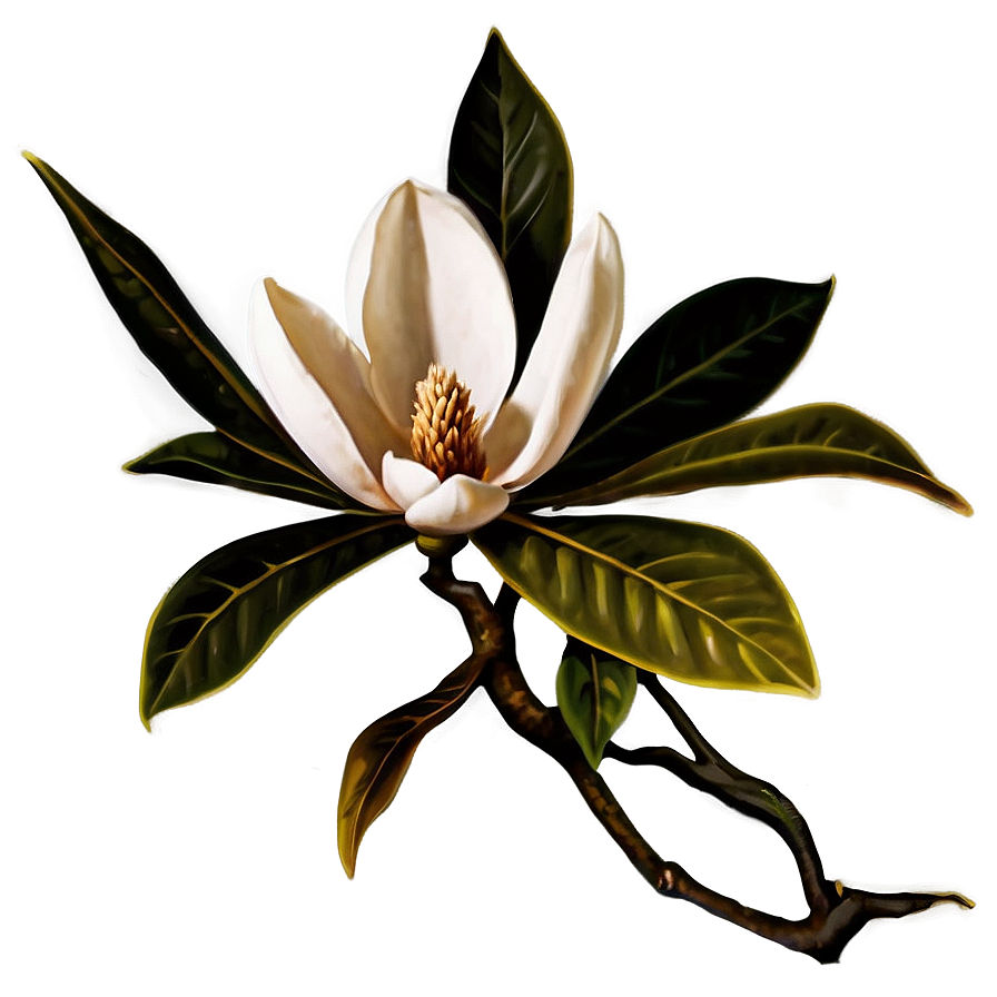 Magnolia Flower Emblem Png 61