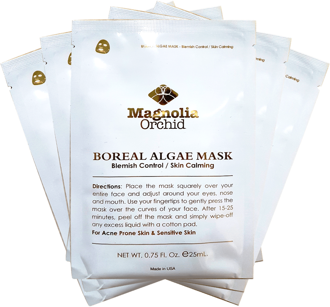 Magnolia Orchid Boreal Algae Mask Packets