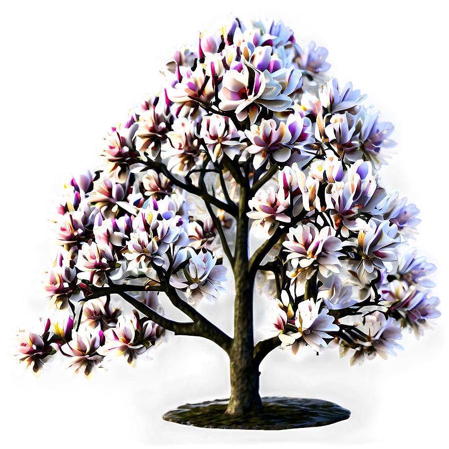 Magnolia Tree In Autumn Png Nyx71