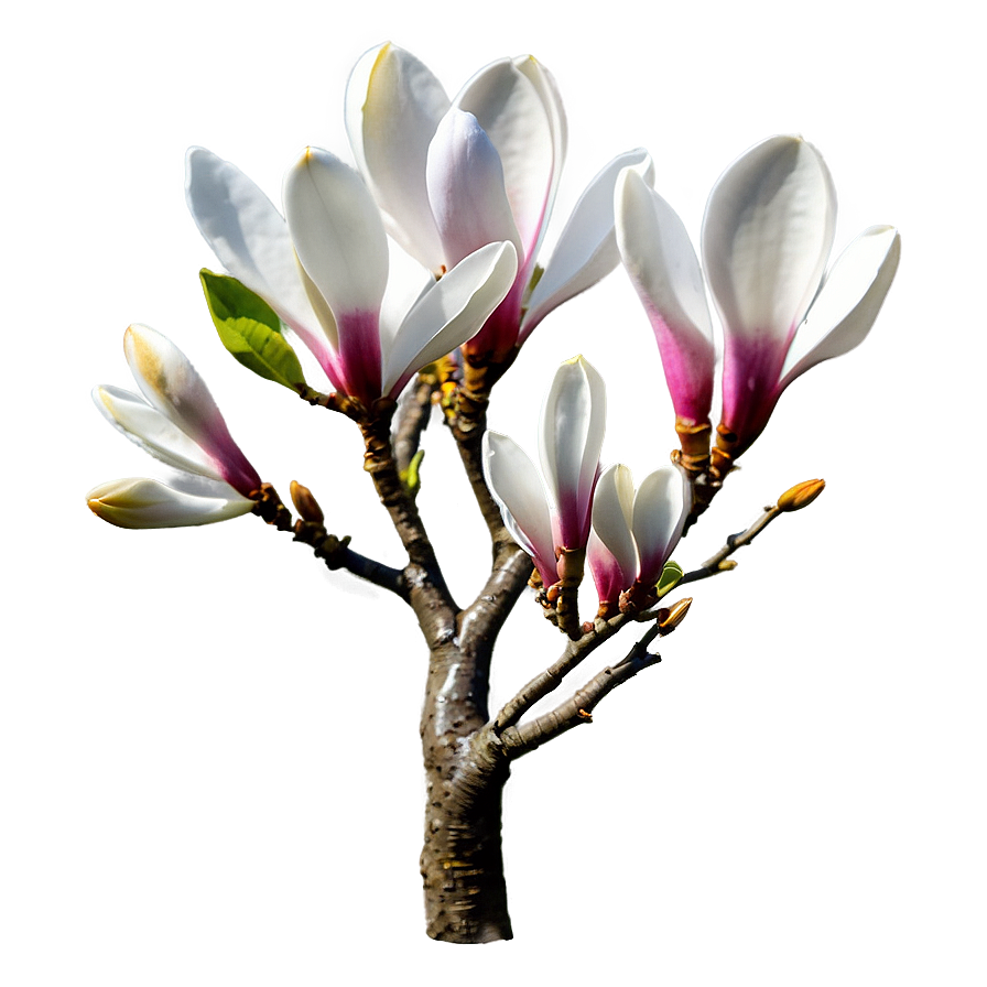 Magnolia Tree In Bloom Png Qgq1