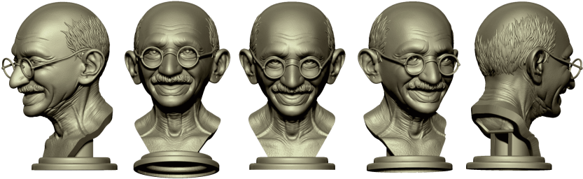 Mahatma Gandhi Bustsin Sequence