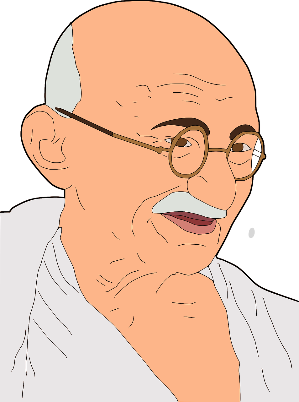 Mahatma Gandhi Illustration