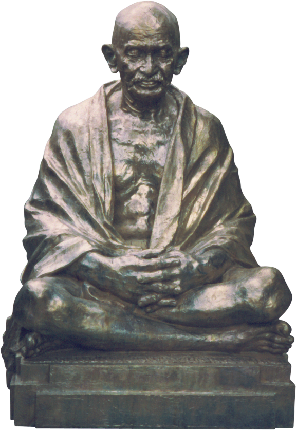 Mahatma Gandhi Statue Serene Pose
