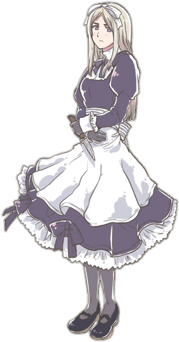 Maid Anime Character Illustration