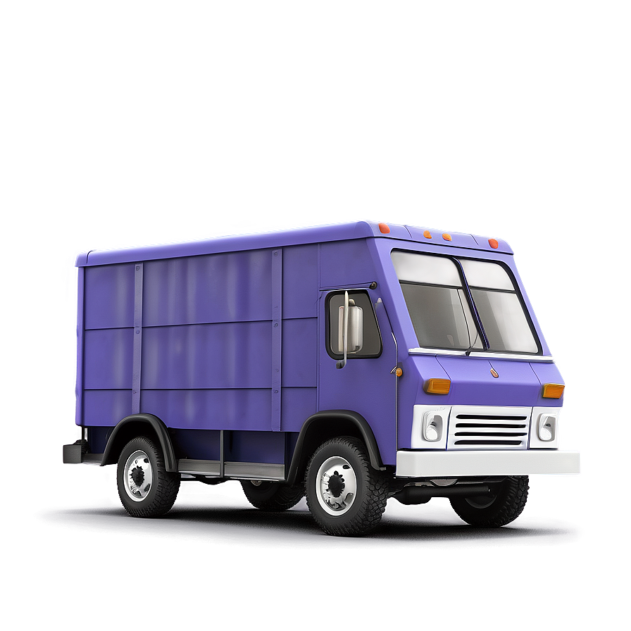 Mail Truck With Parcel Boxes Png 81