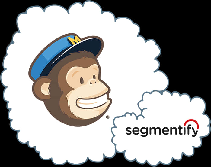 Mailchimp Mascotwith Segmentify Logo