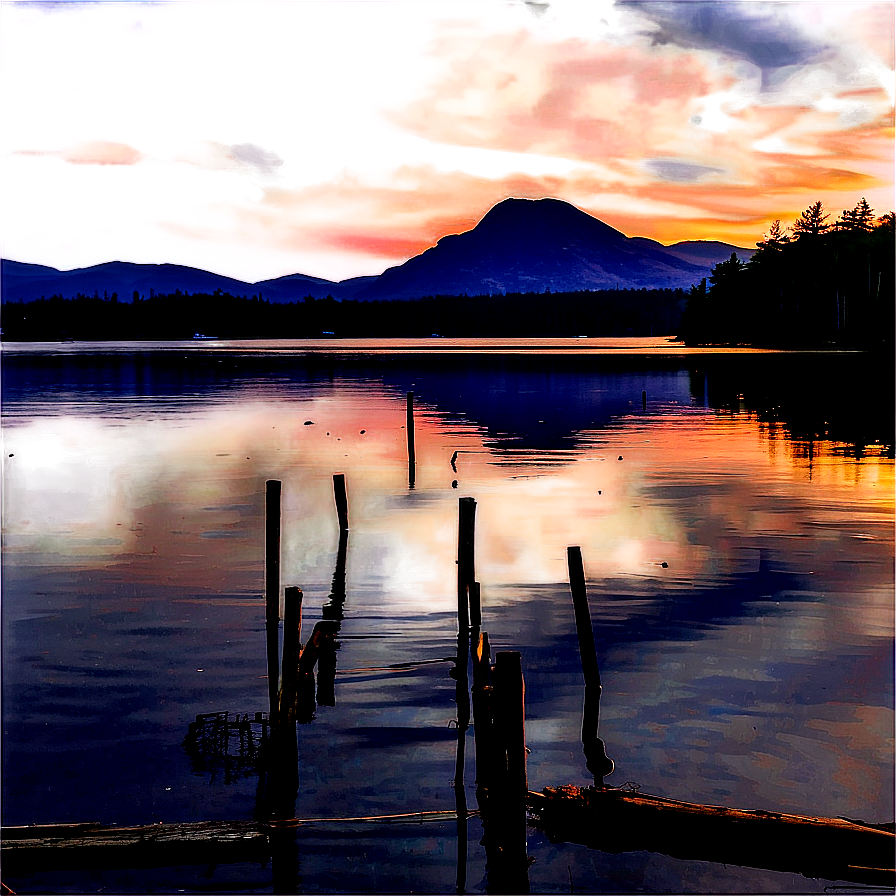 Maine's Iconic Moosehead Lake Png Dnf