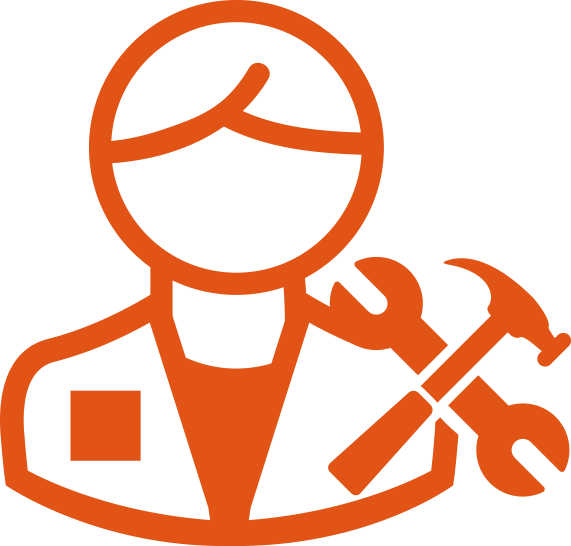 Maintenance Icon Worker Tools