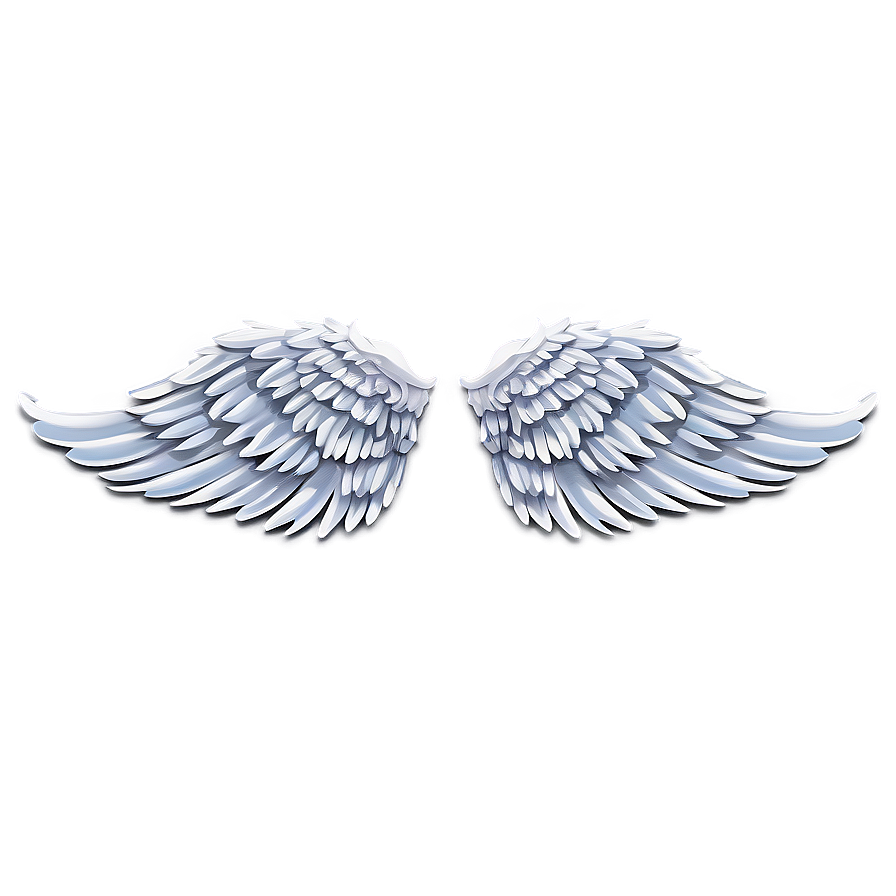 Majestic Angel Wings Rendering Png 05042024