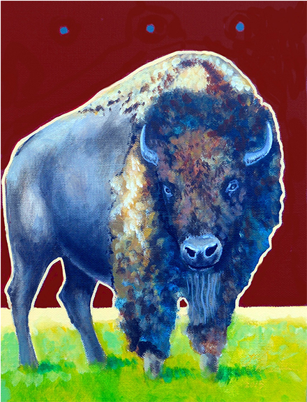 Majestic Bison Artwork