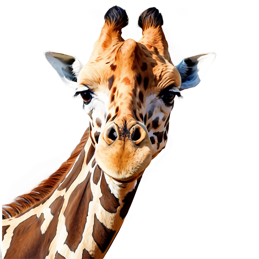 Majestic Giraffe Head Png Sxv