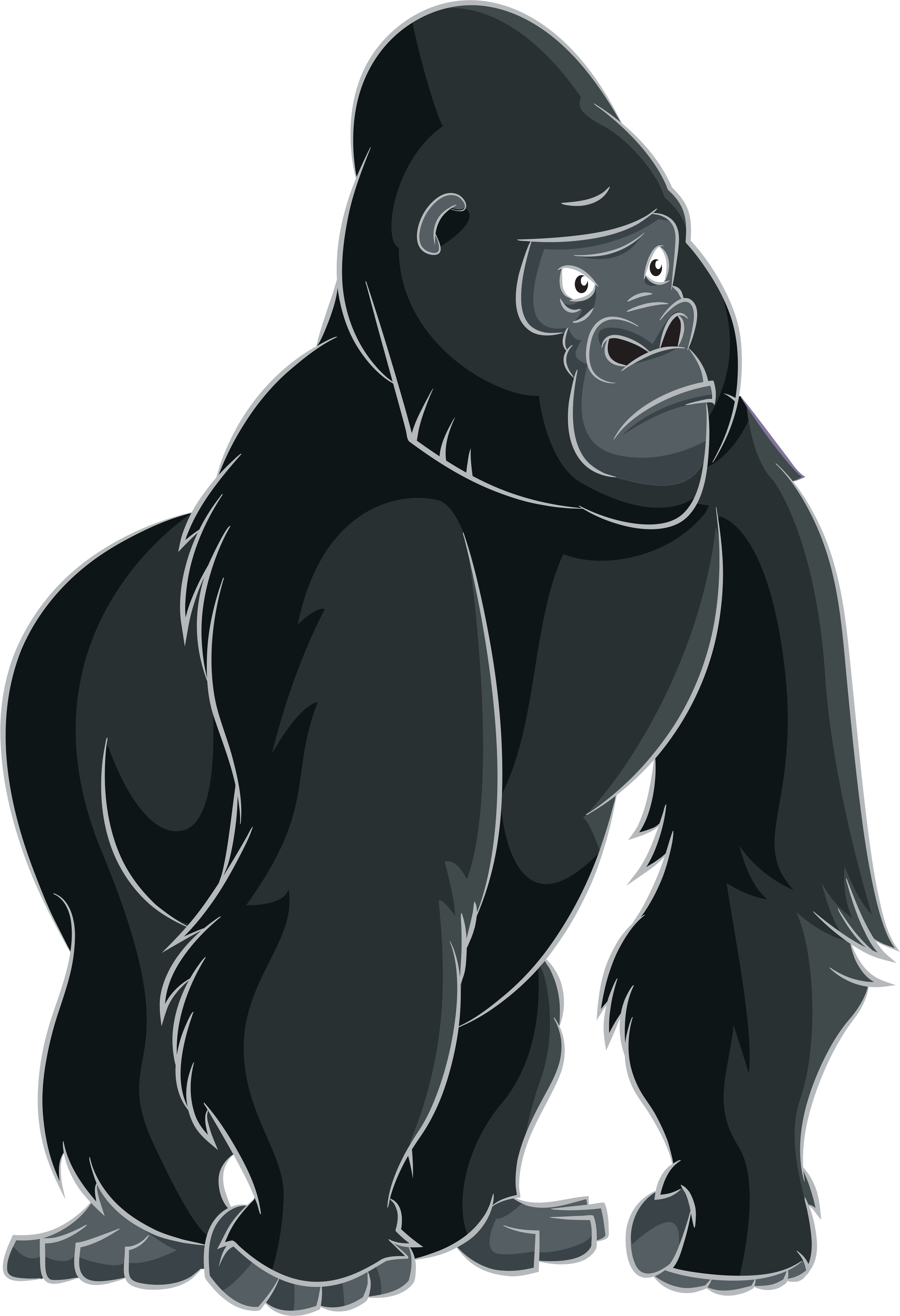 Majestic Gorilla Illustration