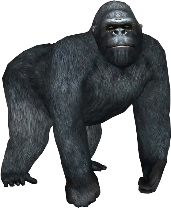 Majestic Gorilla Standing