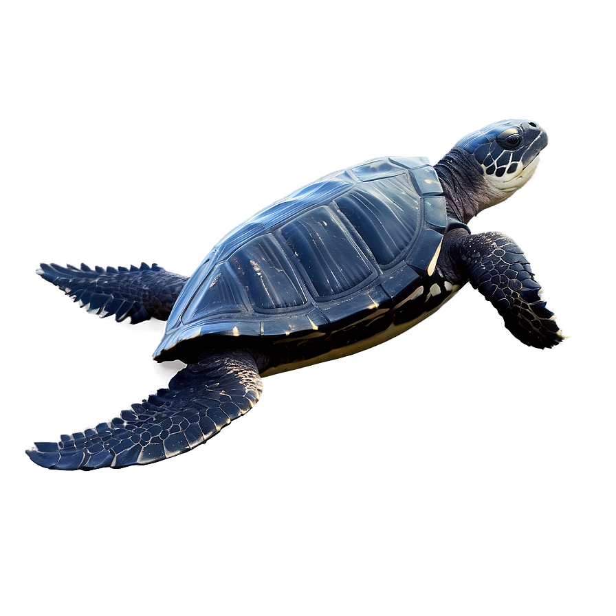 Majestic Leatherback Turtle Swimming Png Tmc