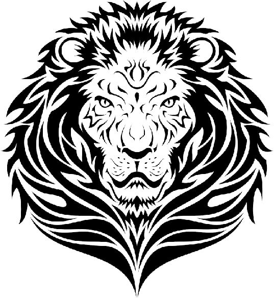 Majestic Lion Tattoo Design